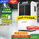 多乐信（DOROSIN）工业除湿机/抽湿机 除湿量120升/天350平米大功率商用防潮别墅车间仓库 直排水DR-1502L