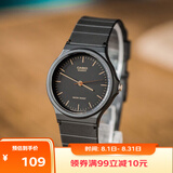 卡西欧（CASIO）小黑表男女表中性学生公务员考试中高考可用石英表MQ-24-1E