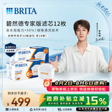 碧然德（BRITA）家用净水壶 滤水壶滤芯 MAXTRA+LE 专家滤芯 12枚装（本品加附件6个共计12个非18枚）