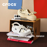 卡骆驰（CROCS）贝雅云彩女士洞洞鞋休闲鞋|208186 冬日白-11S   36 /37(230mm)