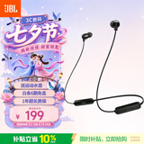 JBLTUNE 135BT蓝牙无线耳机 颈挂式运动耳机 无线立体声耳机适用 苹果耳机黑色