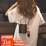 爱情海包包女包水桶包圆筒包斜挎包品牌单肩包生日七夕情人节礼物送女友
