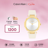 Calvin KleinCK手表雅致款皮带女士腕表25200254【520礼物】
