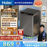 海尔（Haier）全自动波轮洗衣机10公斤大容量  直驱变频 6键自编程 国家补贴京东自营 家用租房 EB100B32Mate1