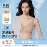 幸棉【代言人同款】无痕粉底液内衣无尺码隐形舒适美背胸罩细肩带文胸