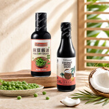 贝科姆椰子酱油250ml+豌豆酱油280ml【组合家庭装调味汁】