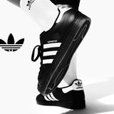 阿迪达斯（adidas）Superstar 2贝壳头三叶草经典女款运动板鞋JH9977黑色 37