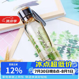 乐扣乐扣（LOCK&LOCK）ECO户外运动水杯户外便携塑料水壶男女学生杯子550ML棕色