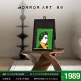 MORRORART 莫纳 Y1时光相册歌词音箱音响蓝牙电子相册悬浮字幕家用桌面日历相框智能家居生日礼物 套装版