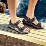 斯凯奇（Skechers）凉鞋男士户外宽楦沙滩鞋舒适休闲百搭轻便凉拖鞋溯溪鞋