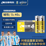 双鹿智能锁电池40粒盒装 碱性5号适用指纹锁电子门锁小米TCL德施曼PHILIPS鹿客VOC凯迪仕LR6/AA