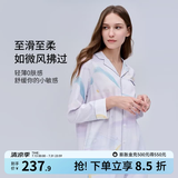 嫚熙（EMXEE）月子服孕妇睡衣产后家居服哺乳衣春秋季纱罗喂奶夏天 星月时空【两件套】 L【Noble高端系列】