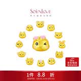 周大福SOINLOVE 萌宠系列 小金猪足金转运珠配手绳 VR1416生日礼物