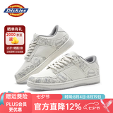 Dickies板鞋男鞋2026夏季新款鞋子男透气休闲鞋百搭运动鞋男女情侣鞋 白灰 44