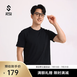 SANFO PLUS三夫户外轻锋速干T恤短袖圆领夏透气户外运动训练作战衫吸湿 黑色 M