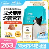 力狼狗粮 全价成犬粮 博美泰迪金毛阿拉斯加边牧大中小犬型粮 【基础营养2.0】成犬专用20kg