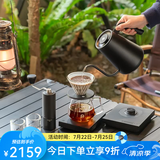 泰摩 杀手箱手冲咖啡壶套装  便携式咖啡机手磨套装 户外露营咖啡器具 栗子S3杀手箱全套-【竞赛版|曜石黑】 10件套