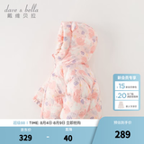戴维贝拉（DAVE＆BELLA）儿童羽绒服女童上衣男童羽绒衣冬装新款宝宝衣服保暖小童外套 小兔印花【现货】DB4238127 100 cm（建议身高90-100cm）