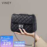 viney牛皮包包女包品牌链条包轻奢单肩斜挎包生日七夕情人节礼物送女友