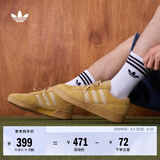 adidas「面包鞋」COURTIC经典运动板鞋男女阿迪达斯官方三叶草   芥末黄   42