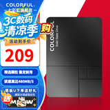 七彩虹（Colorful） SL500 SSD固态硬盘 SATA3.0接口台式机电脑笔记本固态硬盘 SL500 240G【升级CF500 250G】 移动硬盘盒Type-C