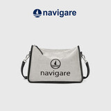 纳维凯尔（Navigare）意大利小帆船单肩斜跨帆布包通用新款大容量休闲腋下小方包