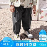 巴拉巴拉balaOne宝宝长裤男童工装裤2025秋季宽松束脚裤户外209325108103