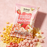 No Brand 诺倍得玉米卷 草莓巧克力味 110g 韩国进口网红爆米花休闲零食