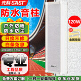 先科（SAST）YL-12户外防水音柱壁挂音箱125W室外内定压音响学校店铺公园校园背景音乐喇叭公共广播系统播放器