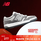NEW BALANCENB官方板鞋男鞋女鞋复古休闲平底鞋低帮百搭运动鞋BB480L系列 浅灰色/深灰色 BB480LEC 39.5 (脚长24.5cm)