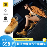 卡特（CAT）经典大黄靴马丁靴男女鞋升级版防泼水鞋面夏季户外登山工装靴 女款 P312082N1EDC25 38