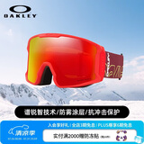 OAKLEY欧克利运动户外滑雪眼镜女火红色护目镜男 LINE MINER 0OO7070-A1