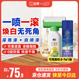 立邦荷净墙面修补膏滚筒漆自喷漆翻新清洁修复内墙乳胶漆500g&220ml