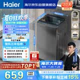 海尔（Haier）全自动波轮洗衣机8KG小型 家用宿舍出租 6键自编程  一级能效 家电国家补贴 京东自营XQB80-Z10D0
