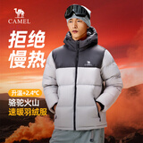 骆驼火山羽绒服1.0男士鸭绒加厚防寒面包服冬季外套M13CR07089H