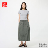 优衣库休闲工装裙女装487792 58 深绿色 2XL