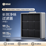 352空气净化器原装滤芯 X88/X88C/X86C/X80/X89C/X83系列适配滤芯 长效净味过滤器中层滤芯