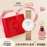 丹尼尔惠灵顿（DanielWellington）DW女士手表轻奢流金简约石英欧美腕表礼盒款生日礼物送女友DW219