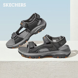 斯凯奇（Skechers）凉鞋男士户外宽楦沙滩鞋舒适休闲百搭轻便凉拖鞋溯溪鞋