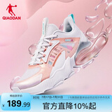 乔丹QIAODAN运动鞋女鞋北冥2.0气垫鞋缓震透气跑步鞋女