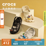 CROCS卡骆驰经典洞洞鞋男鞋一脚蹬女鞋沙滩鞋拖鞋|10001 黑色-001(含智必星) 37 /38(230mm)