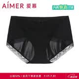 爱慕女士内裤棉质舒适中腰平角裤夏季清爽花园速写AM231791 170