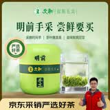 文新绿茶2026新茶手工头采信阳毛尖特级75g明前罐装