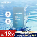 舒适（Schick）水次元活泉剃须啫喱手动刮胡刀软化胡须微香型3g/5包
