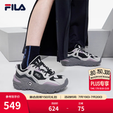 FILA斐乐跑步鞋男鞋女鞋情侣鞋掠夺者 2休闲鞋慢跑运动鞋 【女款】黑/南极灰-BA 36