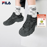 FILA 斐乐蕨草鞋官方女鞋运动鞋摩登老爹鞋秋款户外风时尚百搭休闲鞋 阴影灰/黑-DB 37.5