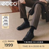 爱步（ECCO）正装鞋 增高牛皮休闲皮鞋男 雅仕男鞋系列207124 黑色39
