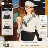 LeSportsac乐播诗新款腋下包单肩斜挎手提包包女包单肩包 黑色-中号升级款