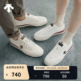 迪桑特（DESCENTE）【新色上市】男女CHRON TEMPO运动休闲薄底帆布鞋 D6232LSN25-女子-WT-白色 38