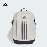 adidas大容量通勤电脑包运动双肩背包书包开学男女阿迪达斯官方 矾土棕/黑色   均码